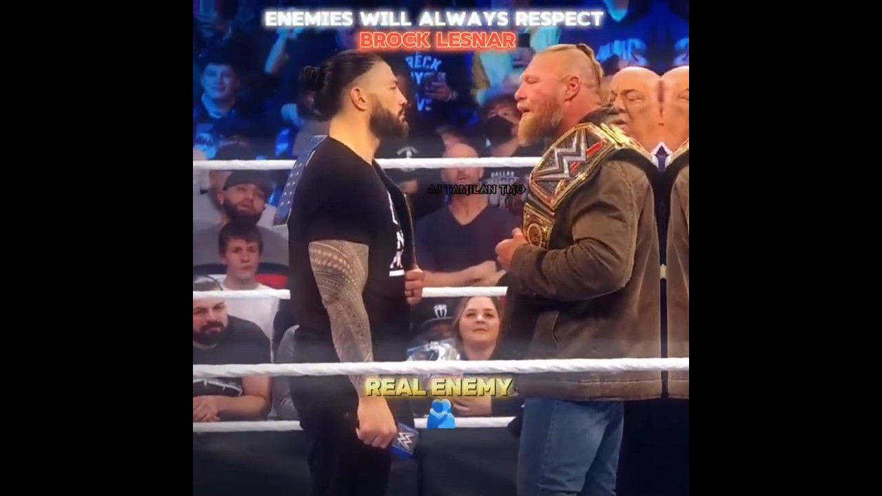 ROMAN REIGNS|FAKE FRIEND VS REAL ENEMY #wwe #shorts #romanreigns #brocklesnar