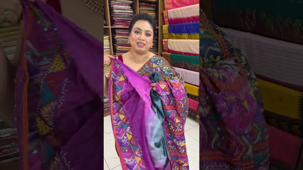 Tussar Lambani Sarees ✨ Rich Texture with Vibrant Tribal-Inspired Motifs