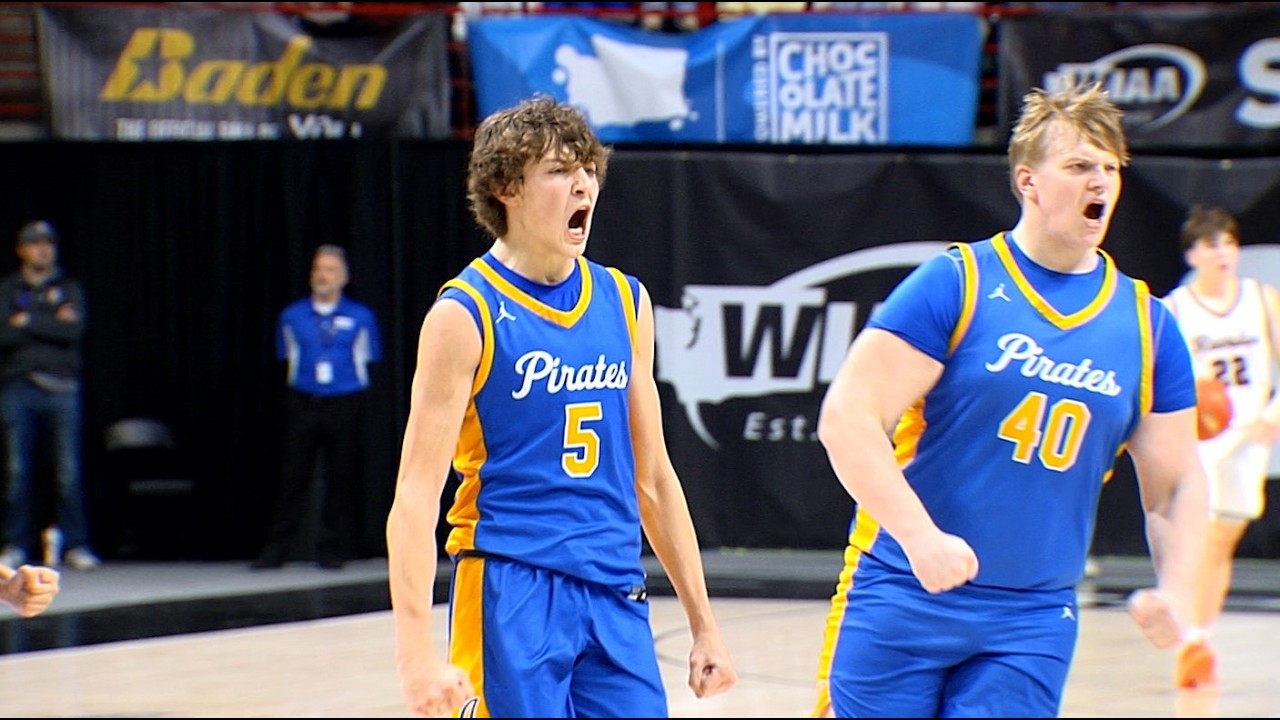 (6) Reardan vs (9) Adna: WIAA 2B Boys State Basketball Tournament Highlights 3/6/26