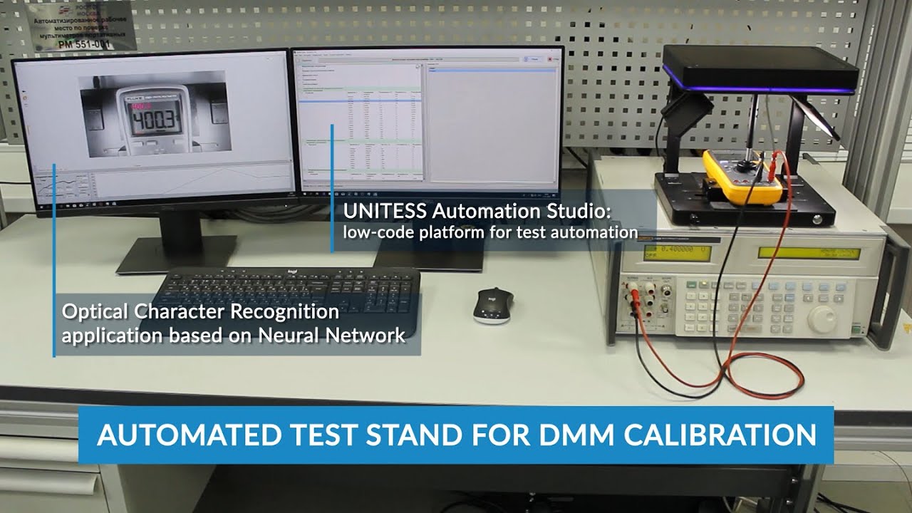 Automated test stand for DMM calibration