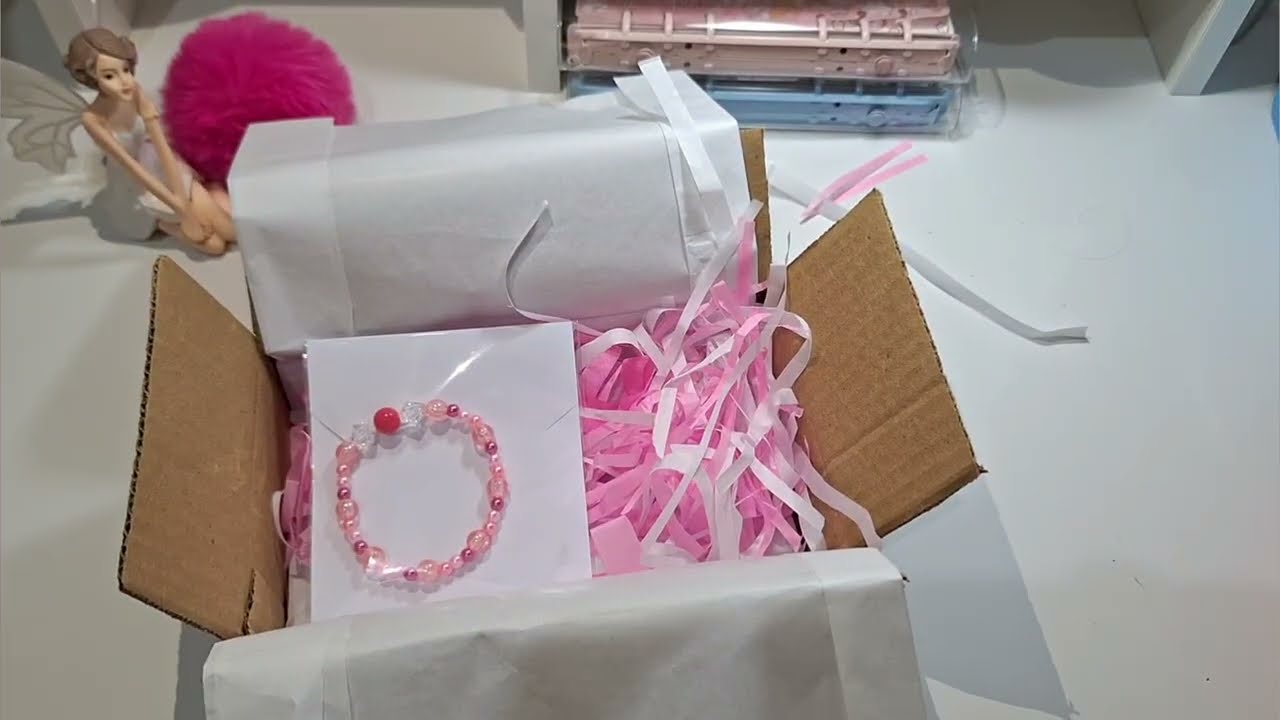 Como Montai o Kit Cereja 🍒 | Caneta Personalizada +pulseira + Brinde Fofo!