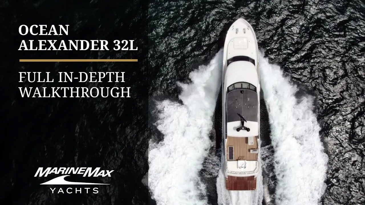 Полное подробное пошаговое руководство | Яхта Ocean Alexander 32L