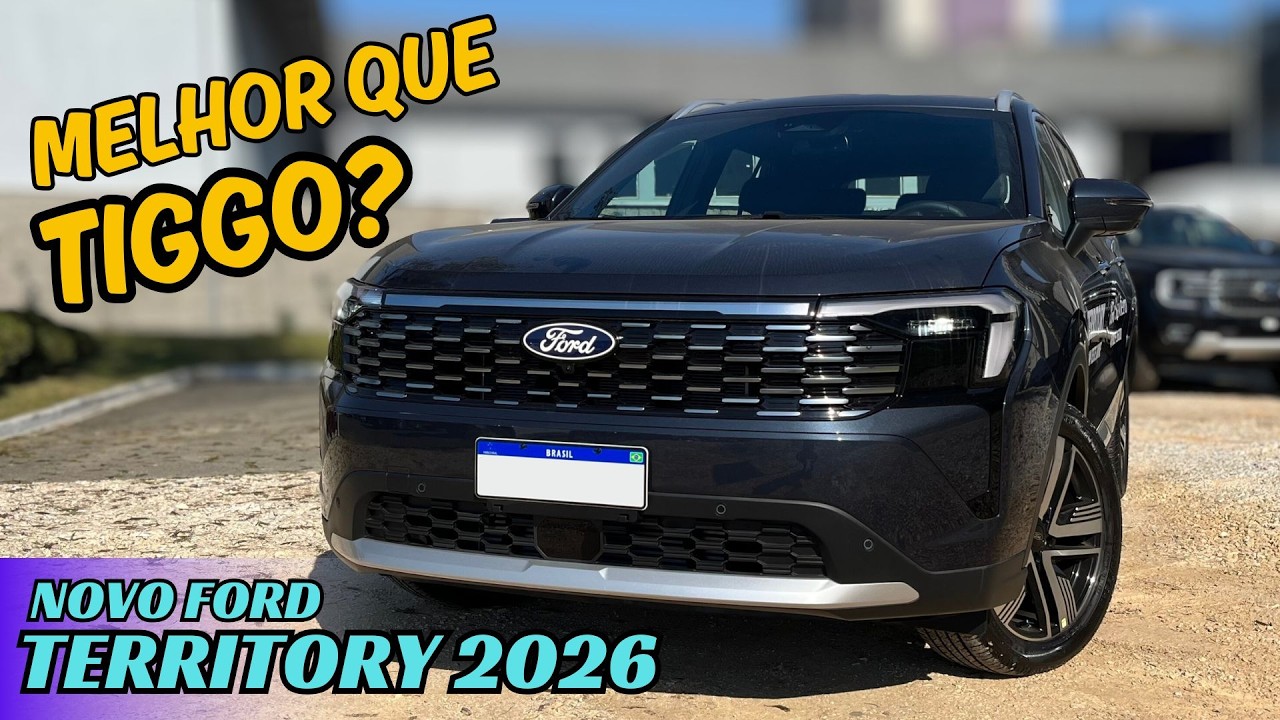 Novo Ford Territory 2026 Veja Tudo que Mudou! Design, Tecnologia e Conforto em Detalhes!