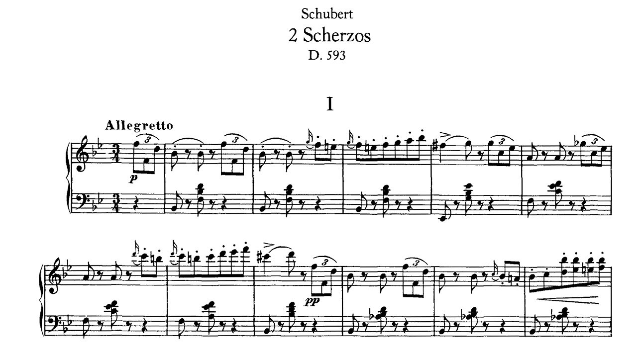 Schubert: Two Scherzos D.593 - Friedrich Gulda, 1959 - Mace MCM 9060