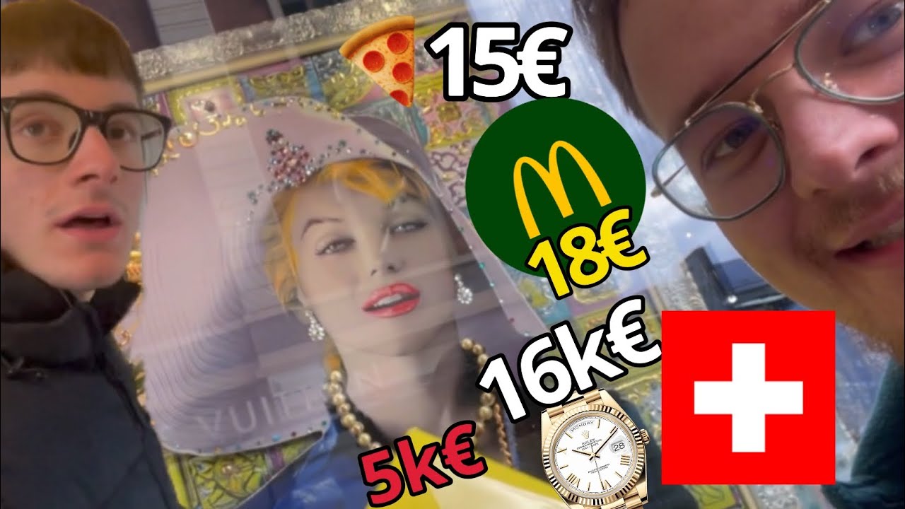 🇨🇭Prezzi a LUGANO ASSURDI!! ROLEX, PIZZA 🍕, Bruschetta 30€ 😱 Cerco lavoro in #Svizzera Ep5