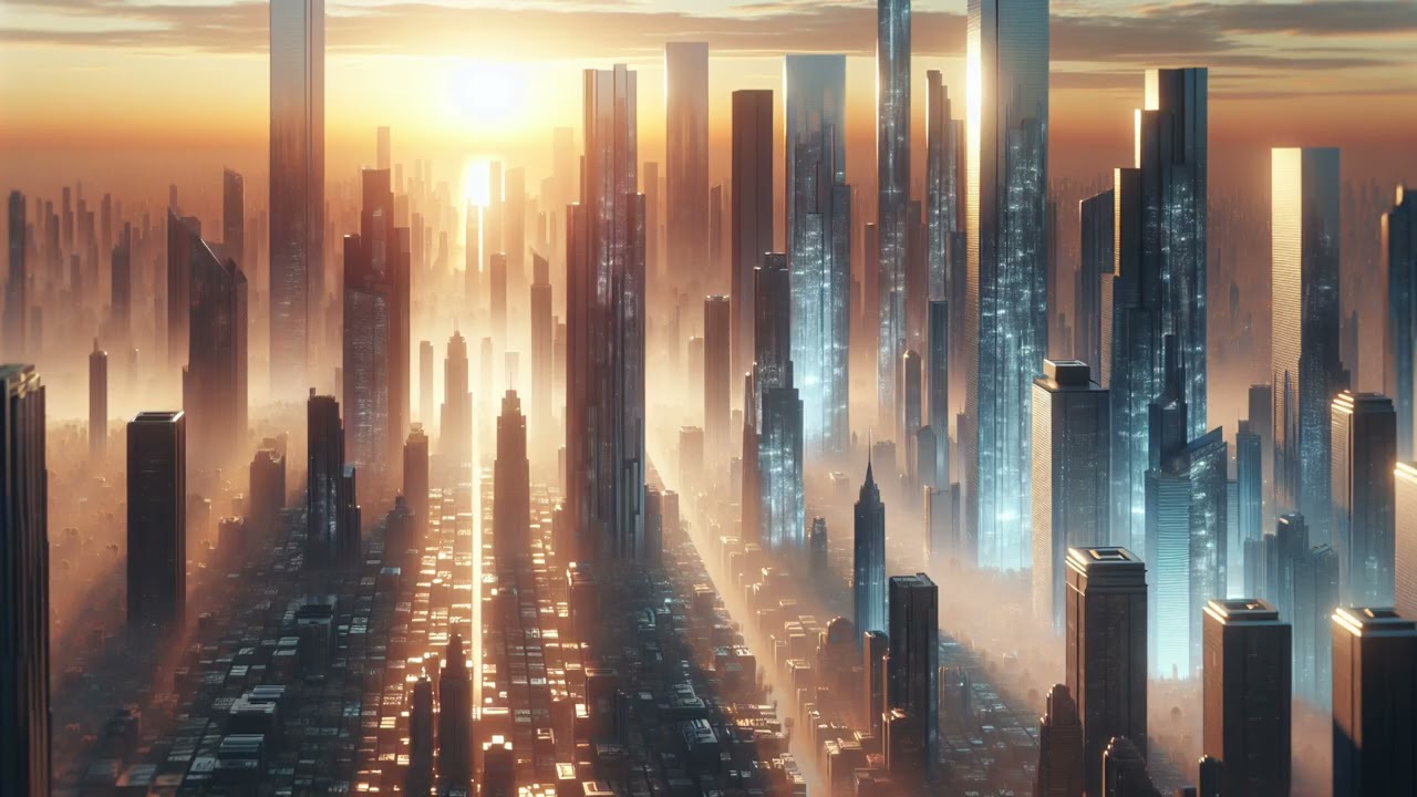 Digital Dawn Echoes | Ambient Cyberpunk Relaxation Mix (2 hour tracks)
