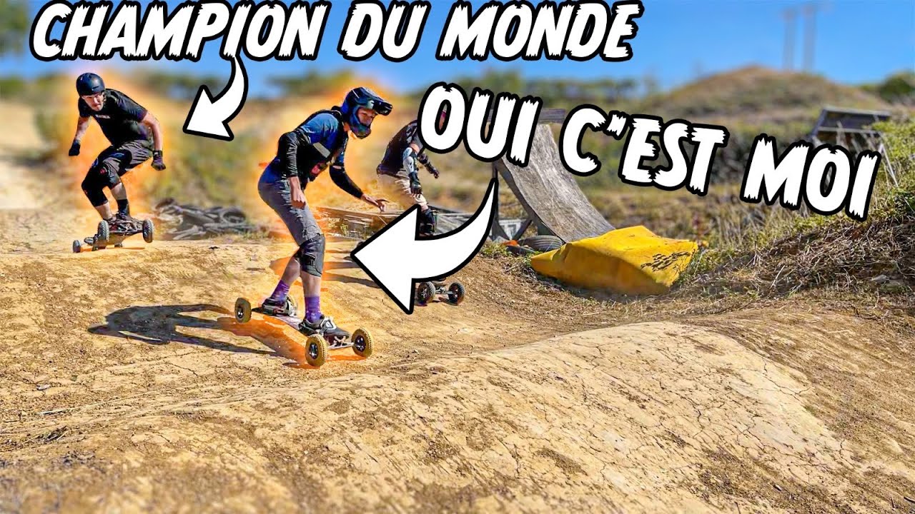 Je participe au championnat de France de Mountain Board contre le champion du monde !