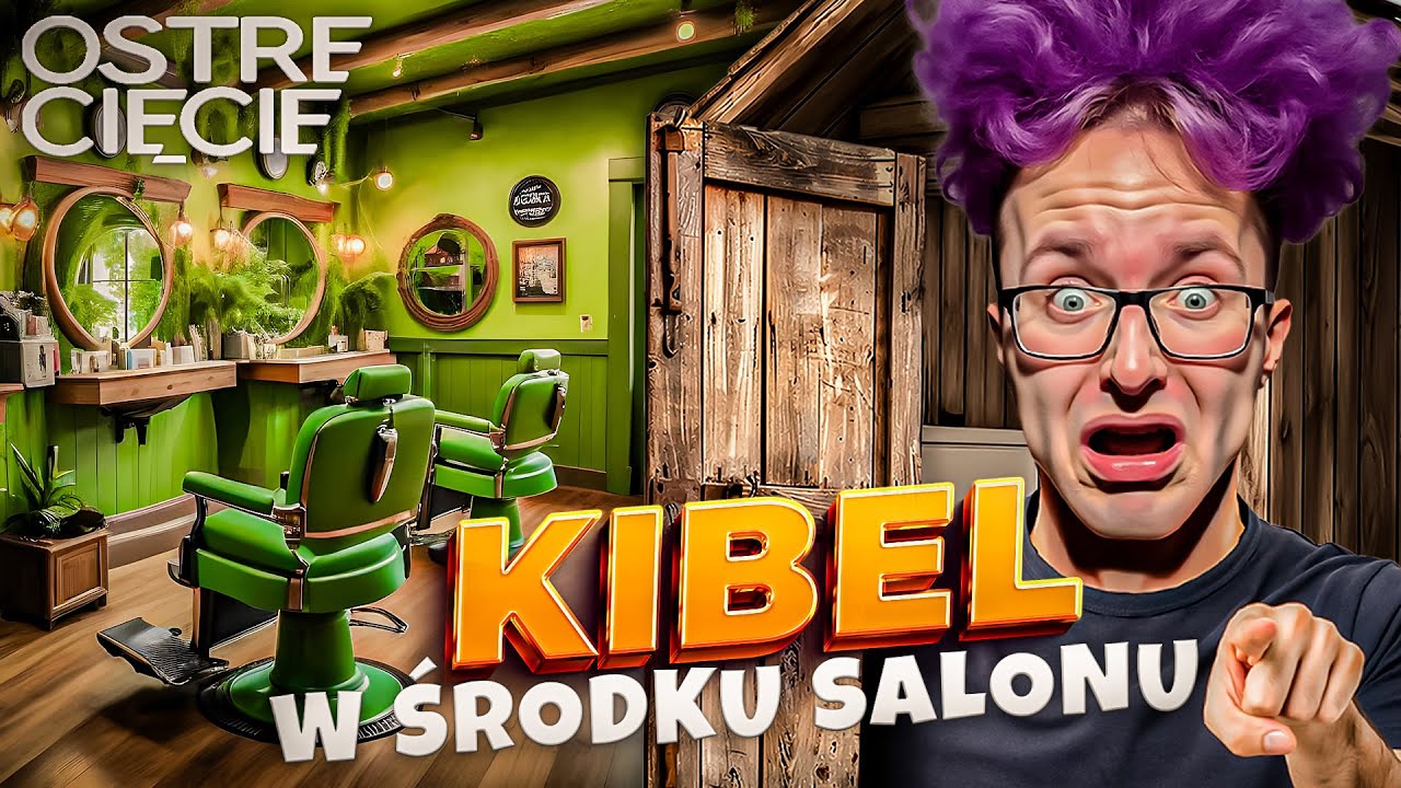 KIBEL NA ŚRODKU SALONU FRYZJERSKIEGO*ostre cięcie*