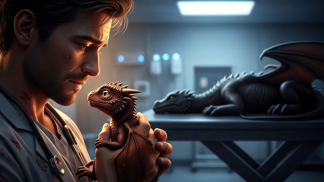 No One Wanted the Dying Dragon Mother’s Little Hatchling—Until the Human Vet Said, “I'll Take Them.”