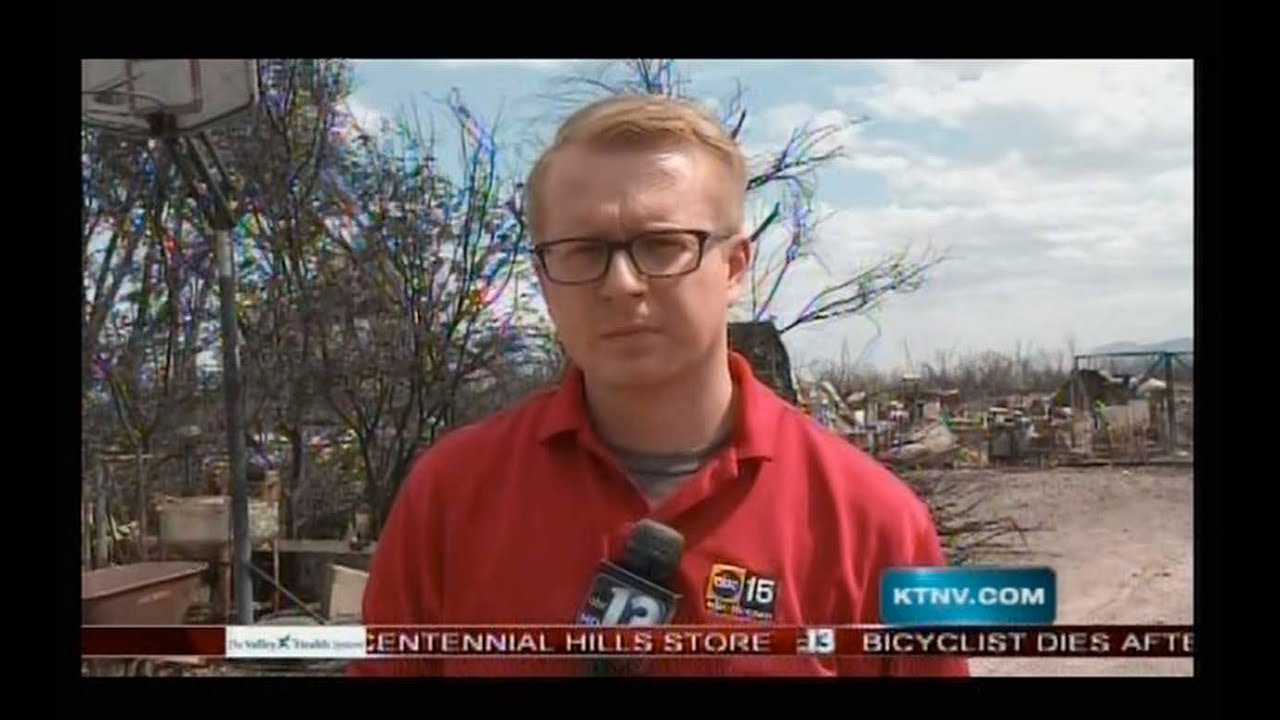 Joe Bartels's Report/Willow Fire, KTNV Ch. 13, Las Vegas, Aug. 11, 2015