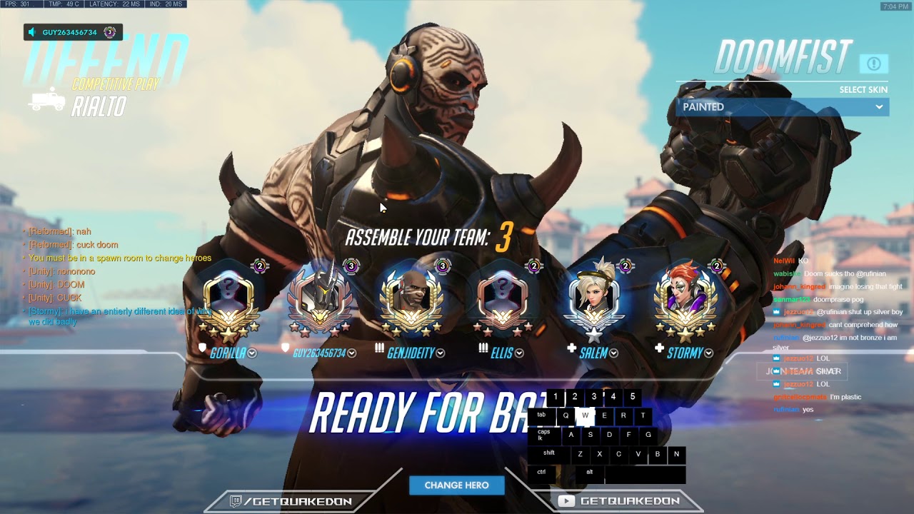 Doomfist Rollouts In GM - Feeding With Style