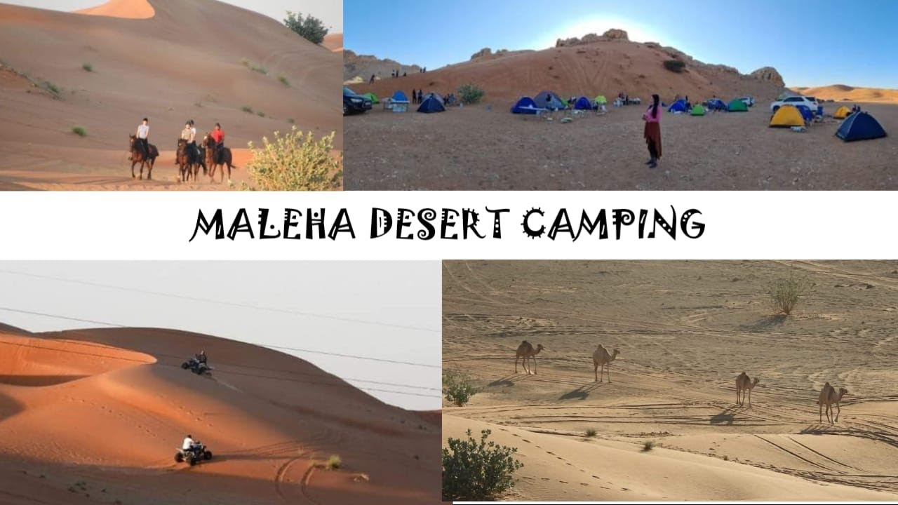 Camping at Maleha Desert Sharjah