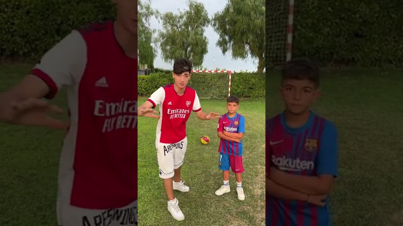 Reto Con El Ni&ntilde;o Messi #shorts @soydesfase