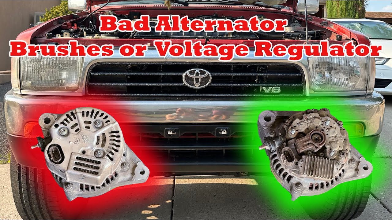 How to Replace Alternator Brushes and Voltage Regulator on a 1993 4Runner