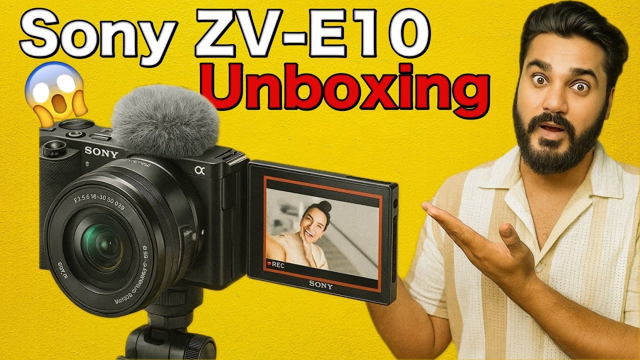 Best Sony 4K Vlogging Camera For Youtube 🤩 | Sony ZV E10 Unboxing 🔥