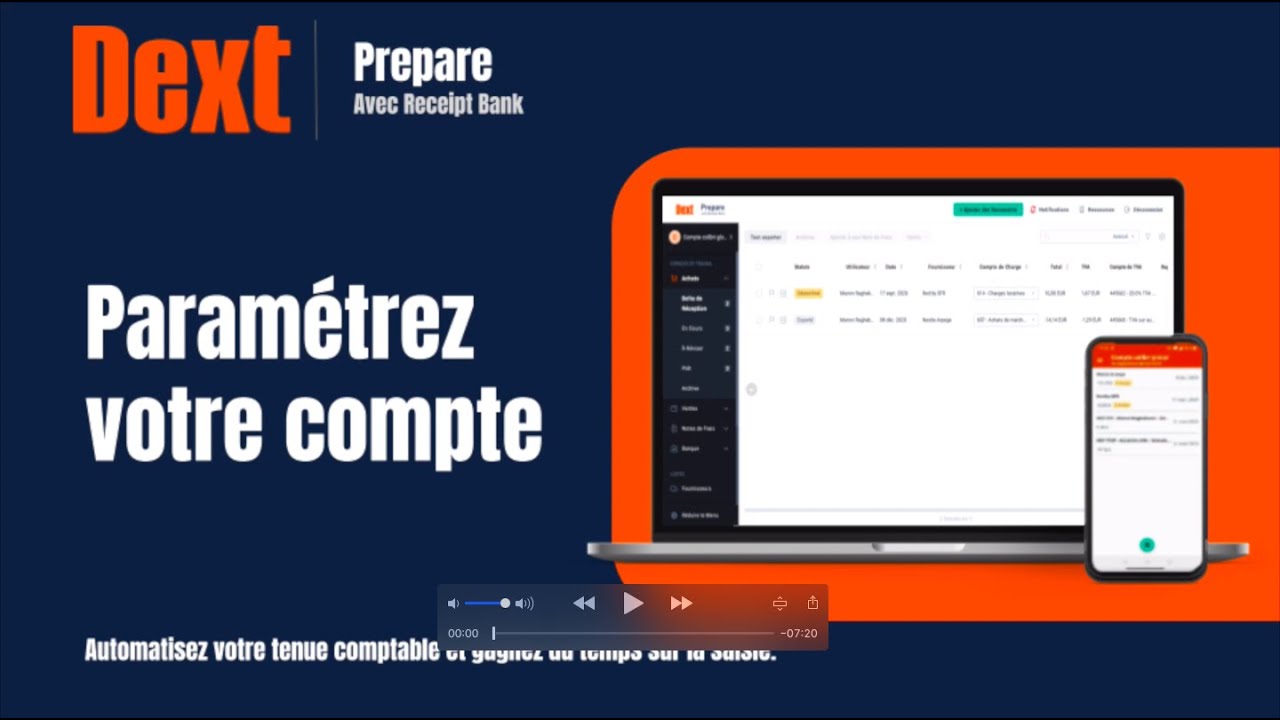 Comment d&eacute;marrer sur Dext pendant votre essai gratuit