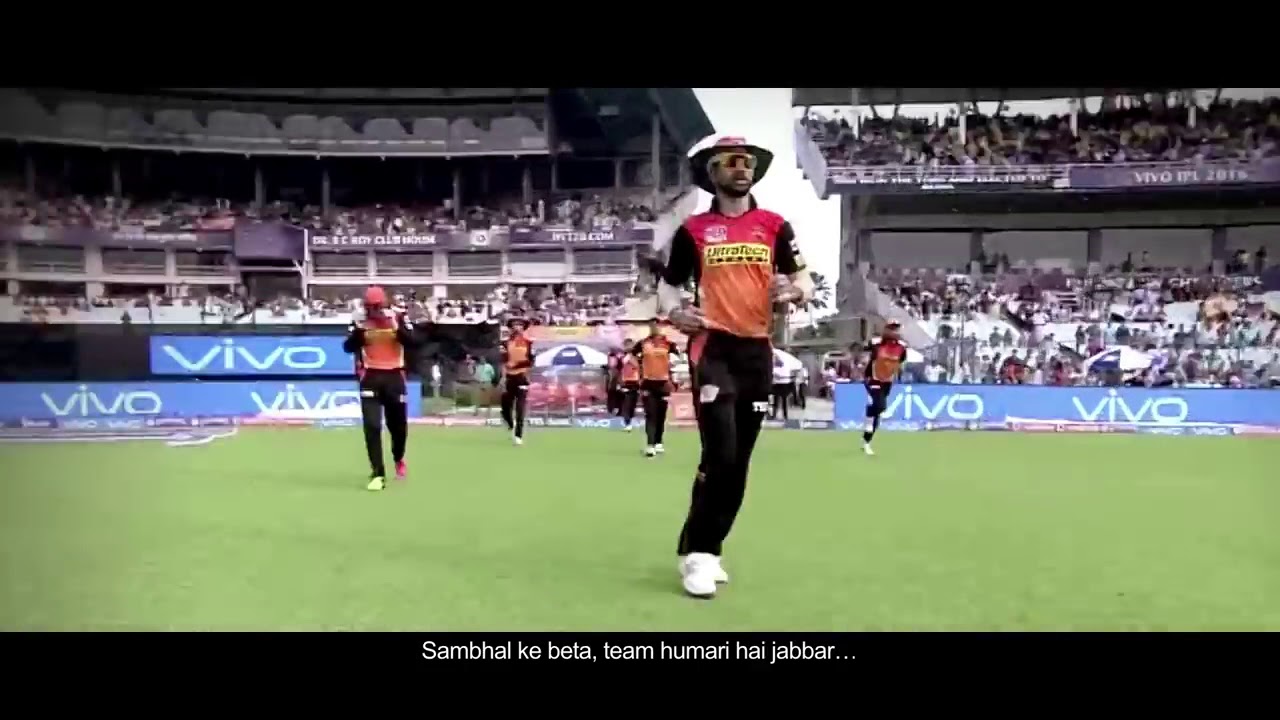 VIVO IPL 2018 SRH VS RR AD HD SONG