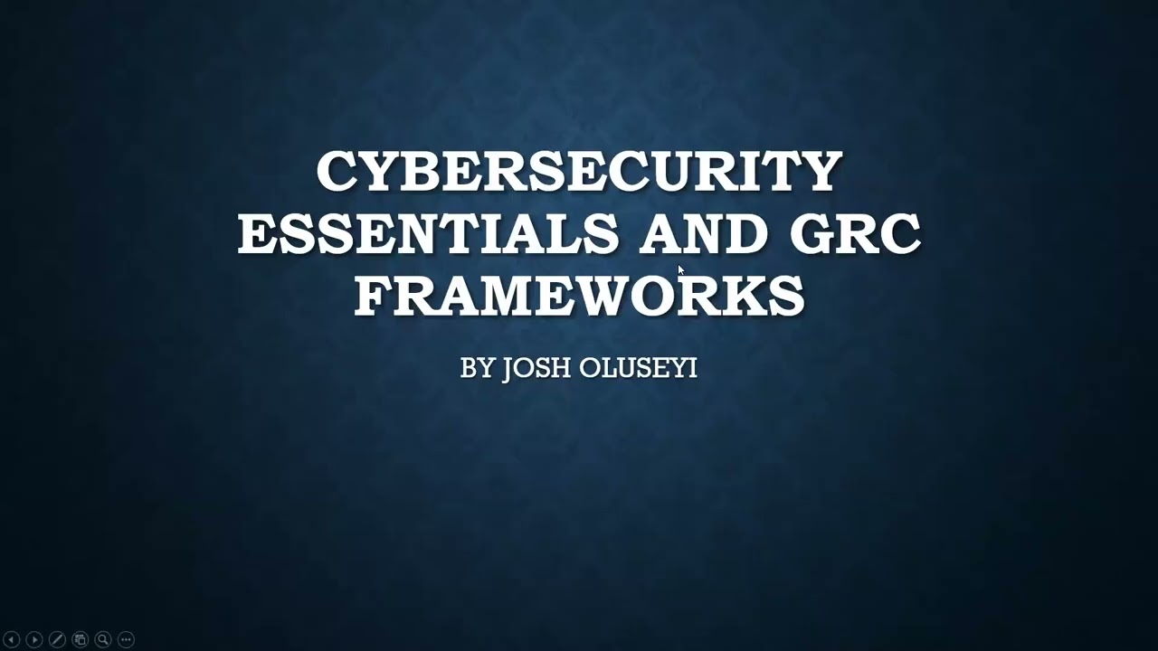 Nexsecure Cybersecurity Bootcamp Session | CIA Triad, Authentication vs Authorization, GRC