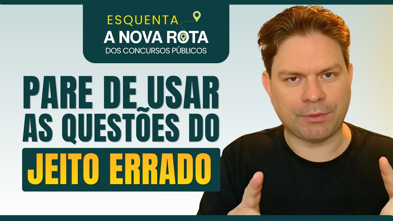 COMO RESOLVER QUEST&Otilde;ES DE CONCURSO E PARAR DE SE SENTIR INCAPAZ