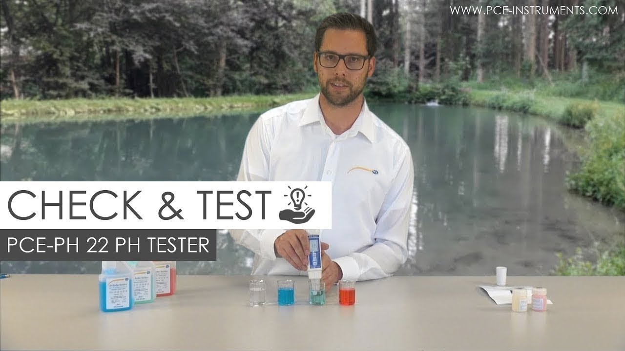 Medidor de pH resistente al agua PCE-PH 22 para la medición de pH y temperatura | PCE Instruments
