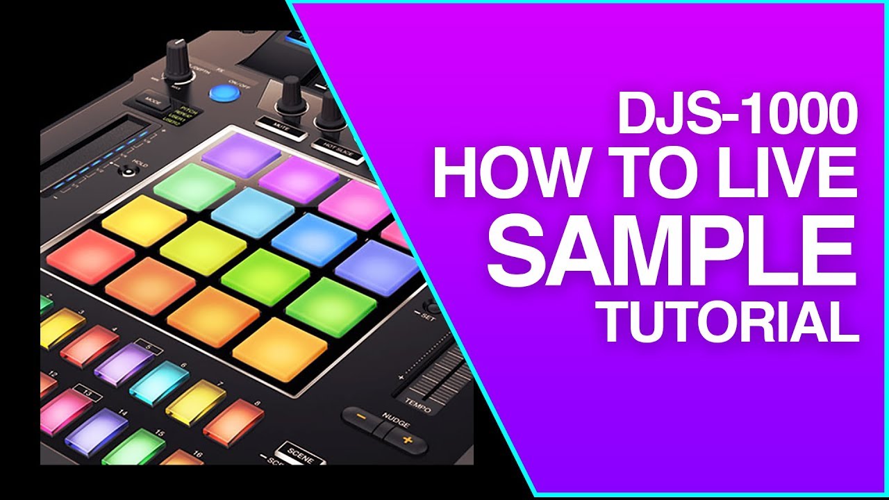 Pioneer DJS-1000 How to Live Sample a Synth | Live Sampling Live Looping Tutorial
