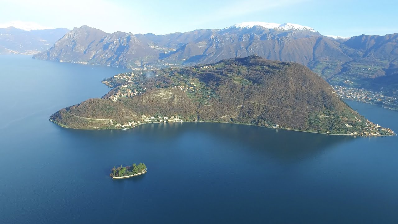 LAGO D'ISEO (in barca con Drone)