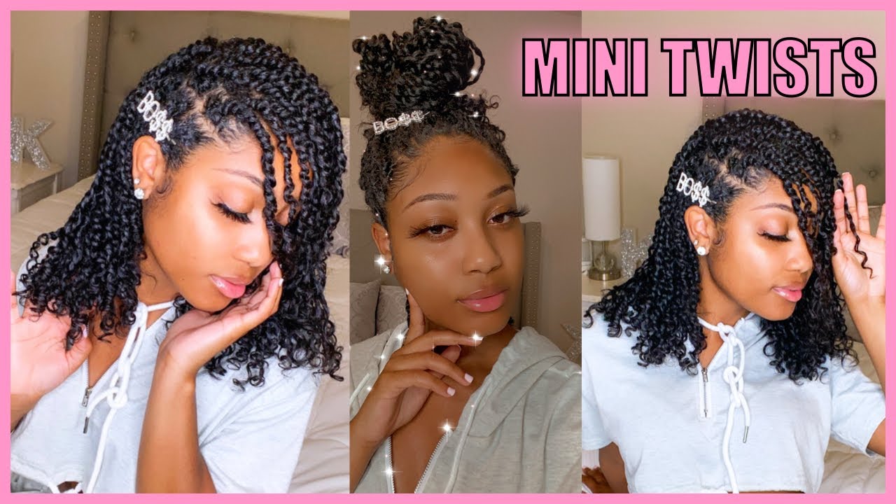 How To | Mini Twists On Natural Hair | Natural Hair Made Easy