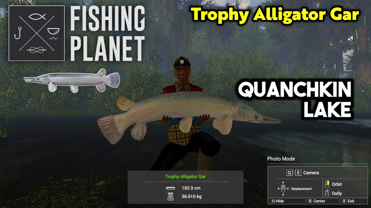 Trophy Alligator Gar Quanchkin Lake - Fishing Planet