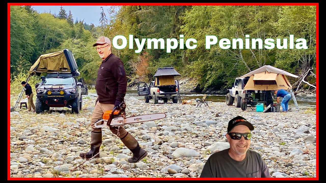Overland River Camping Adventure in the Olympic Mountains