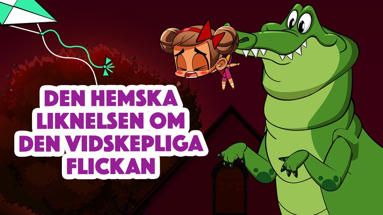 Mashas Spökhistorier👻 Den hemska liknelsen om den vidskepliga flickan 🦖