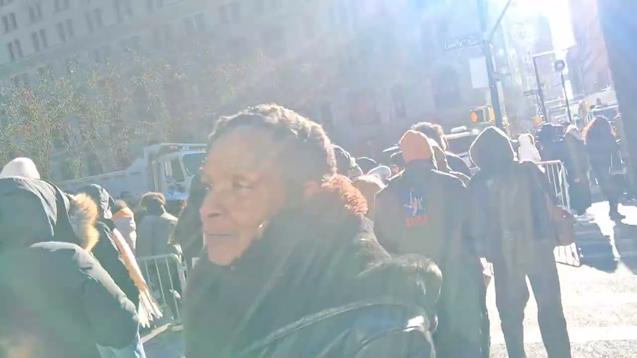 Zoran Mandani's Inauguration as NYC Mayor, Huge Lines of People Line up In The Freezing Cold 1- 1-26