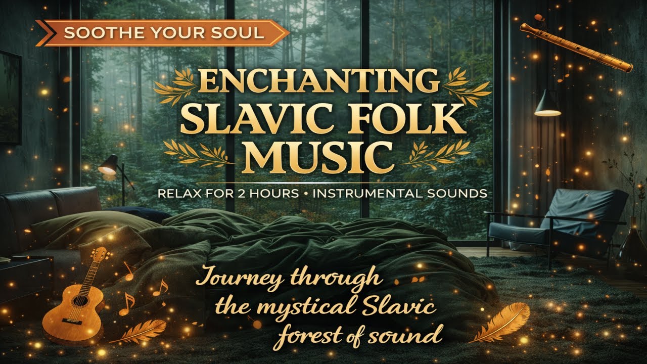 🌿 Deep Focus & Peace | Slavic Folk Music for Sleep, Work & Relaxation