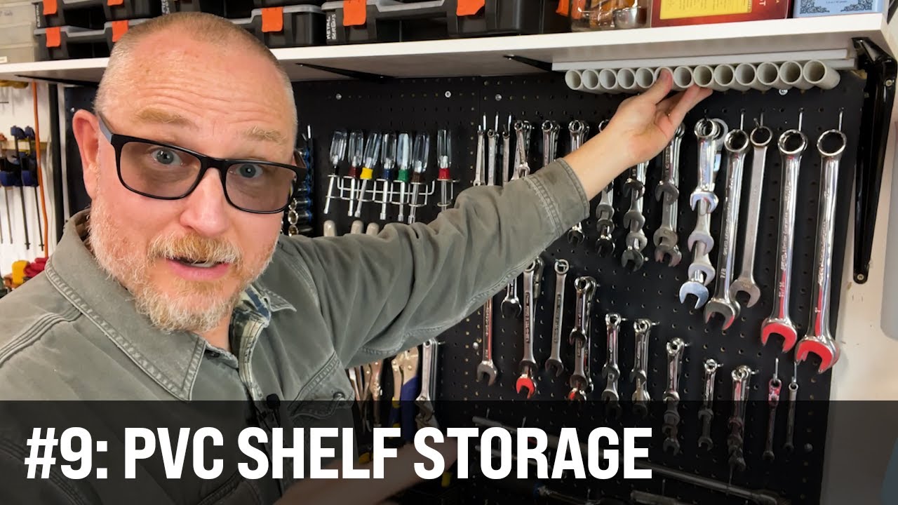 Making Storage Slots with PVC Pipe