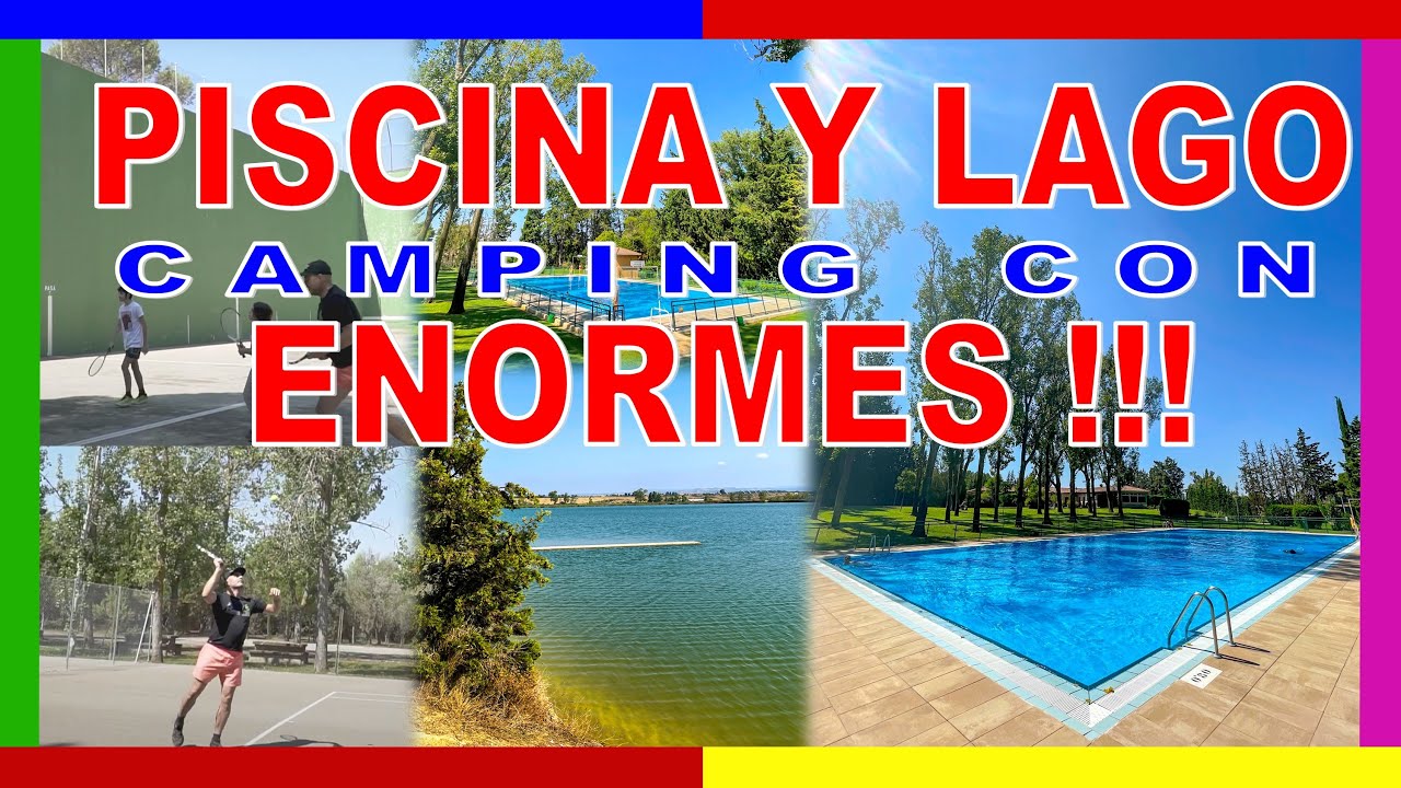 🌞 EXPERIENCIA FAMILIAR 🏕️ Camping Complejo Bolaso Ejea de Los Caballeros Zaragoza Piscina ENORME