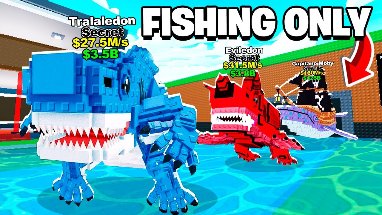 $0 To $10 Trillion Using FISHING ONLY Brainrots