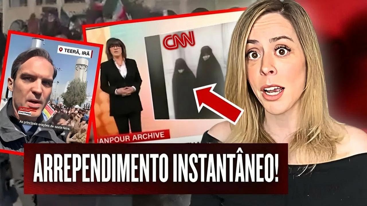 CNN tenta elogiar o Irã ao vivo, mas comete uma gafe e exibe esse vídeo!