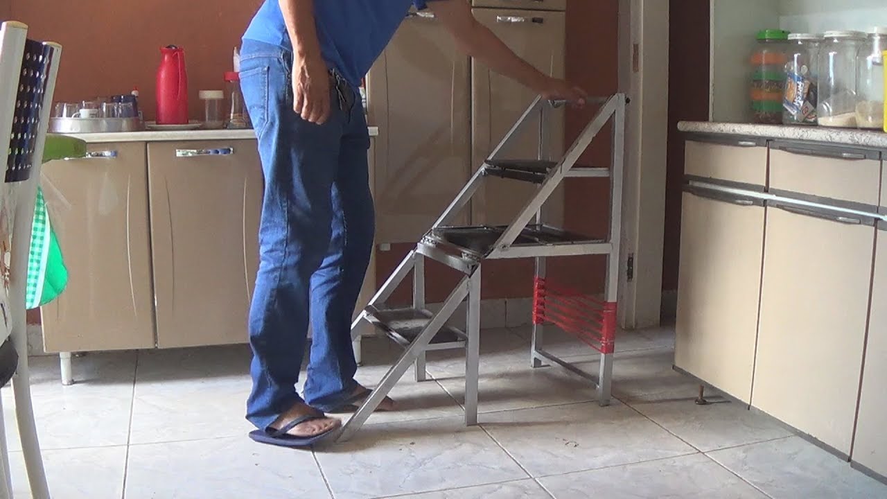 CADEIRA ESCADA DE FERRO CONSTRUÇÃO PASSO A PASSO METAL LADDER CHAIR