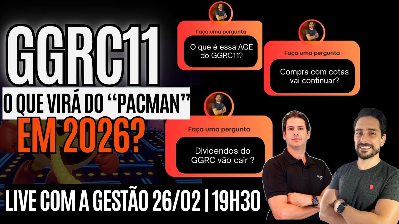Tira-Teima: Vale a Pena Investir no GGRC11? | Live com a Gestão da GGRC