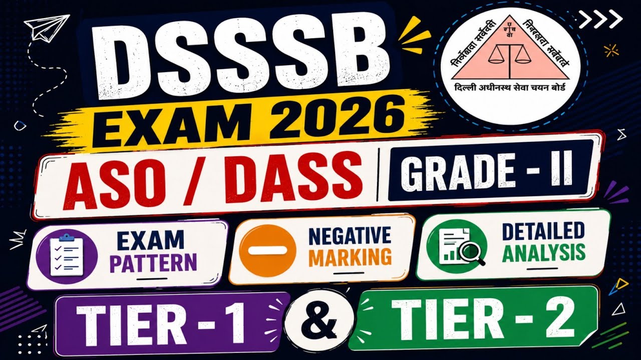 DSSSB ASO/DASS Grade II Exam Pattern, Negative Marking, and Detailed Analysis