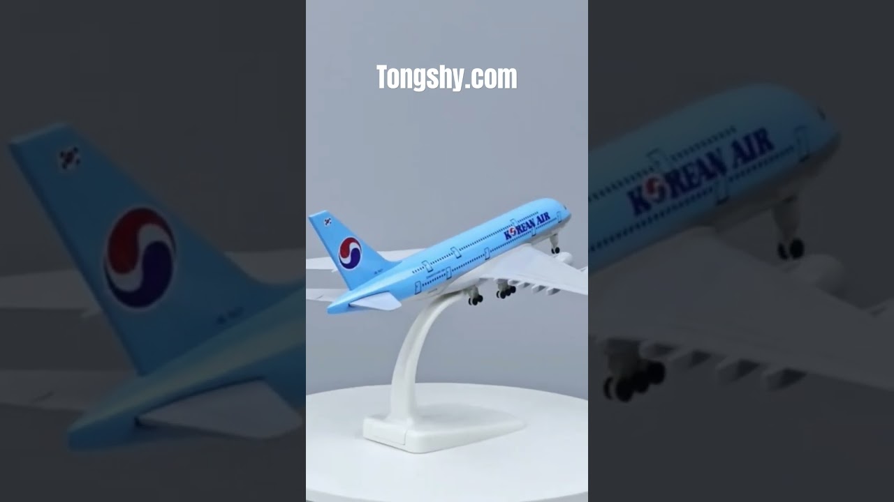 Metal Aircraft Airliner Model 20cm 1:400 Korea A380 Metal Replica Alloy Material Aviation 