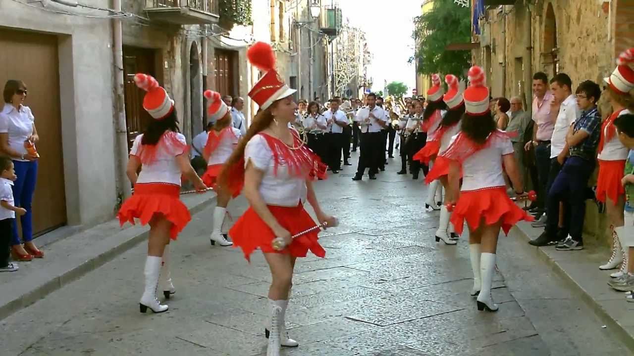 San Mauro Castelverde (Pa) - 'A Fera 2012 - Carosello di bande e spettacolo majorette