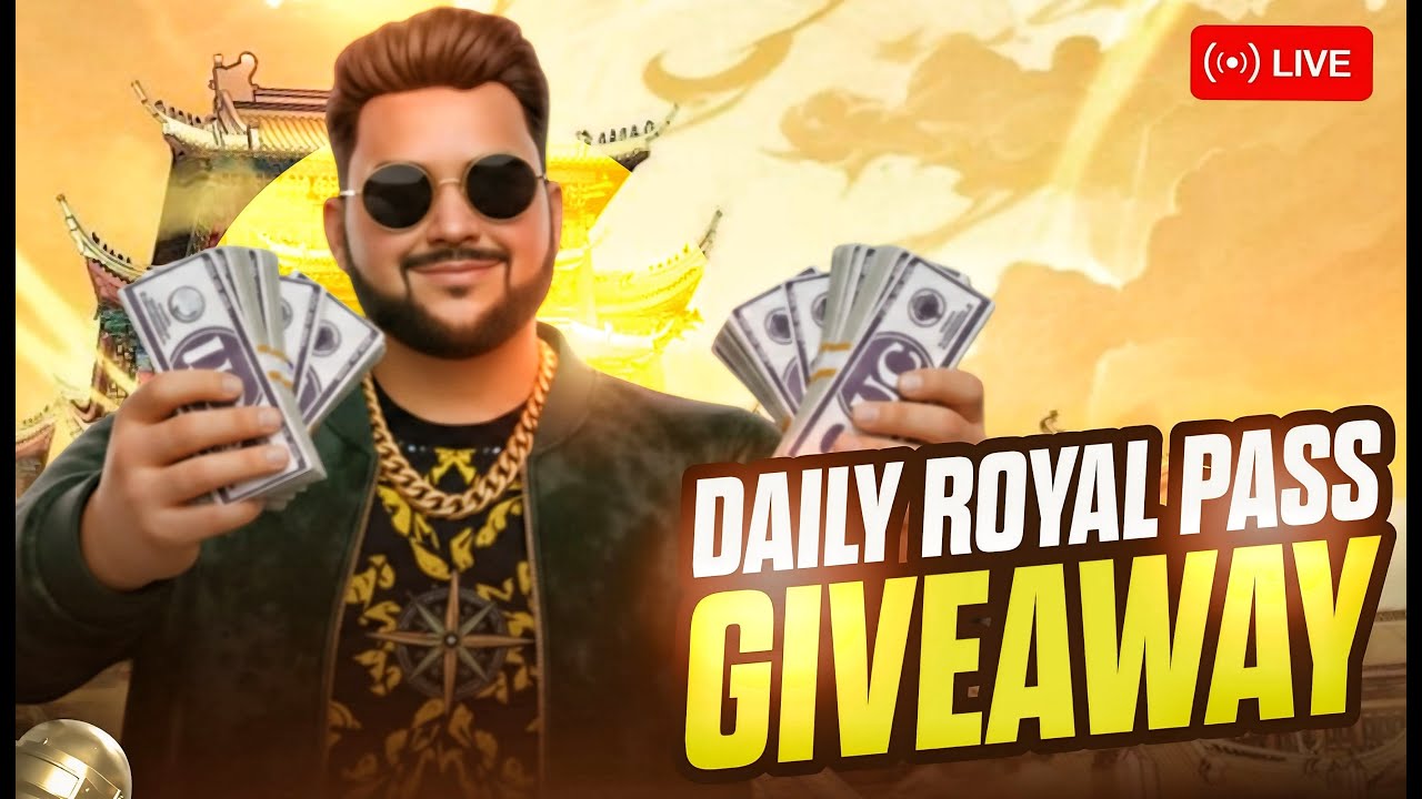 BGMI LIVE 😍 5 Royal Pass UC Giveaway | DAILY LIVE GIVEAWAY