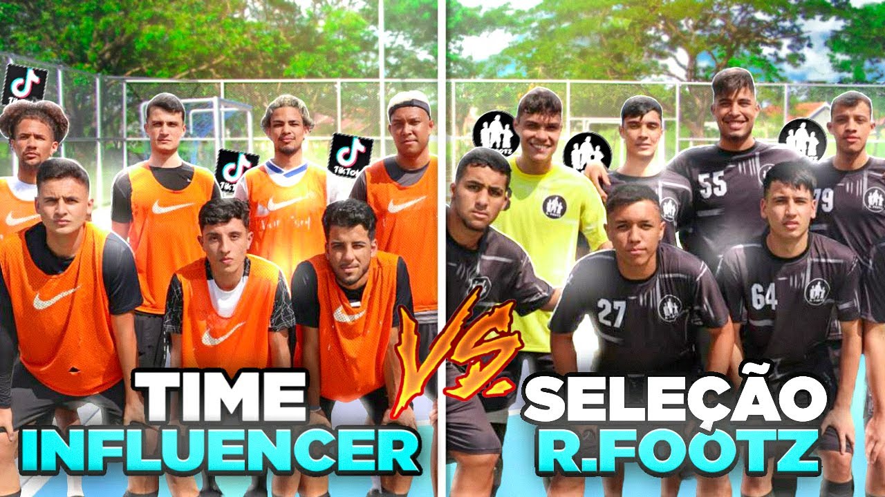 SELEÇÃO R.FOOTZ vs TIME INFLUENCERS - JOGO DAS LENDAS