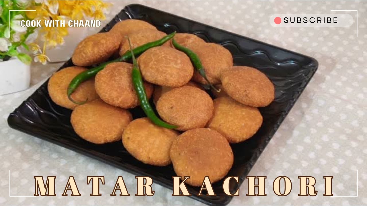 MATAR KACHORI RECIPE🫛| Halwai Jaisi Khasta Kachori Ghar Pe | COOK WITH CHAAND