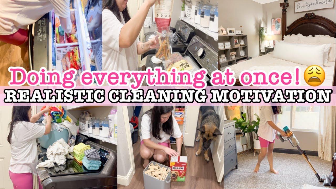 NEW ✨ REALISTIC CLEANING MOTIVATION 2025 | SELLE DESHIRO GET IT ALL DONE | HOUSE CLEANING + LAUNDRY