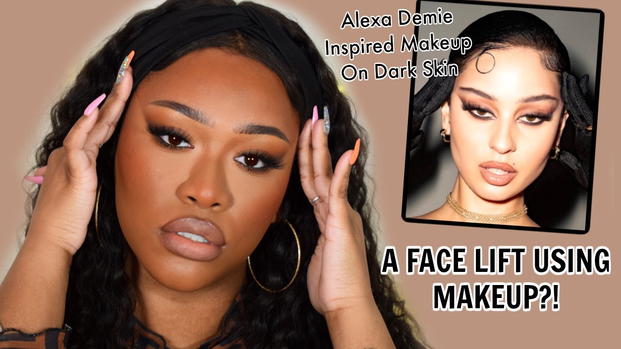 FOX EYE MAKEUP TUTORIAL, ALEXA DEMIE INSPIRED MAKEUP! SOFT GLAM 2020