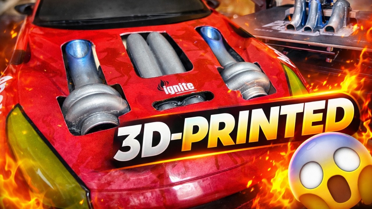 RC DDE F12 PART 2! PAINTING THE 3D PRINTED PARTS