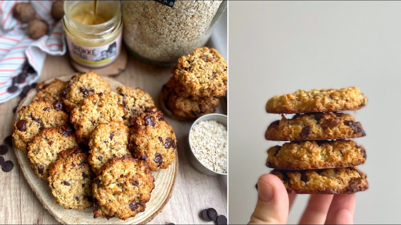 VILLÁMGYORS ZABKEKSZ 🍪 mézzel, dióval, csokoládéval - gluténmentes!!! - BebePiskóta