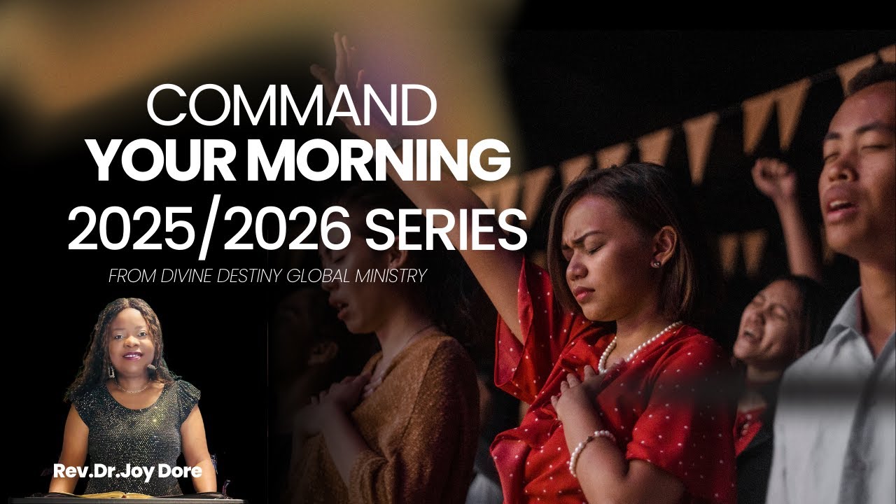 🌅 Command Your Morning With Rev. Dr. Joy #motivation