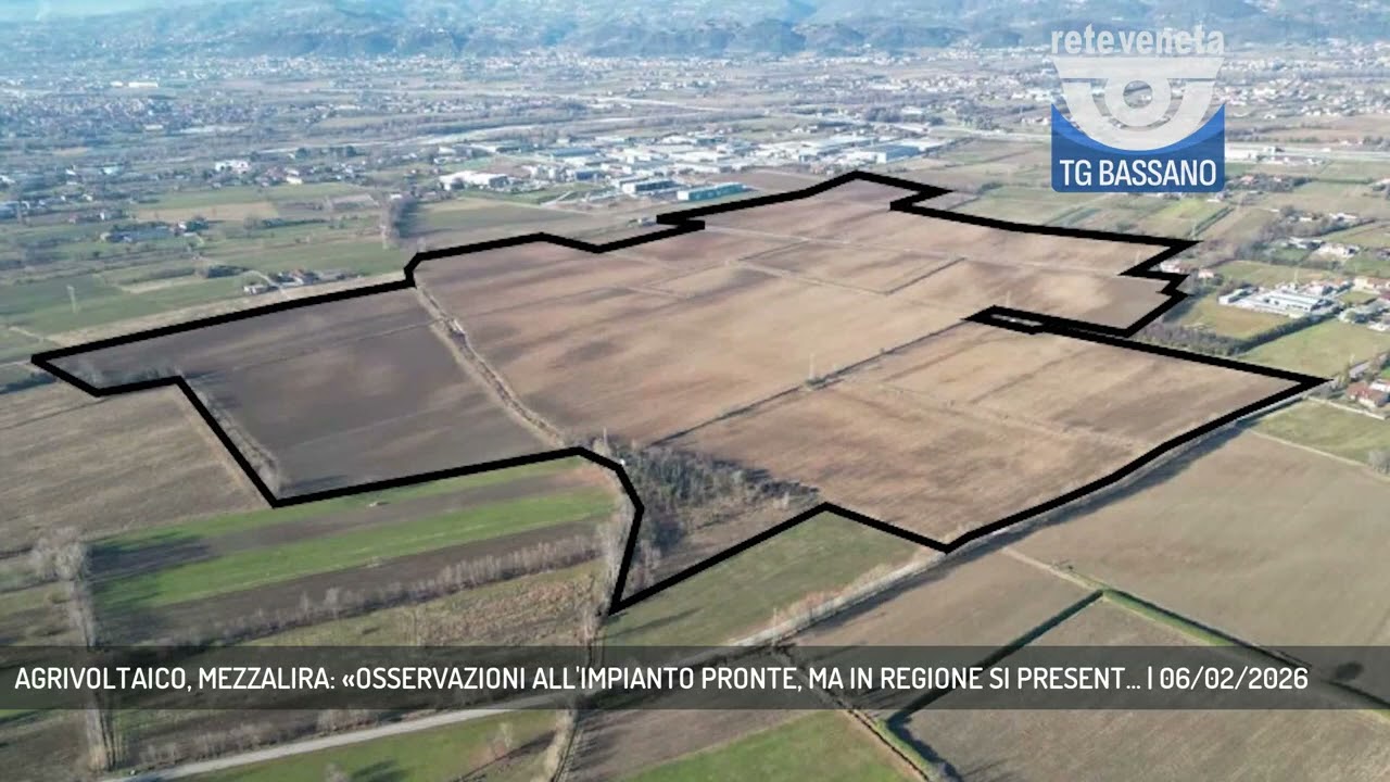 AGRIVOLTAICO, MEZZALIRA: «OSSERVAZIONI ALL'IMPIANTO PRONTE, MA IN REGIONE SI PRESENT... | 06/02/2026